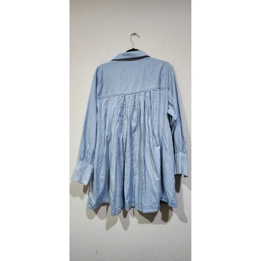 Carole Christian Womens Puff Sleeve Cinched Waist Dress Size L